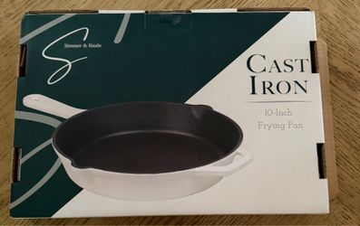 Summer and Sizzle  Cast iron 10" frying pan