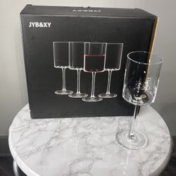 Wine Glassware JYB&XY, Threshold, And A Bonus Wine Bottle Rack