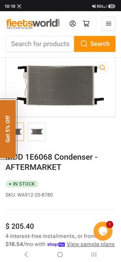 Freightliner condenser replacement