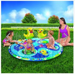 Duck pond splash mat 58" x 42"