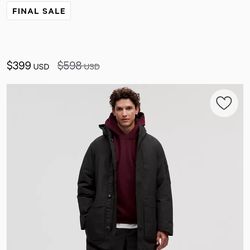 Lululemon Jacket $180