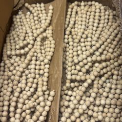 Decorative Wood Beads $1