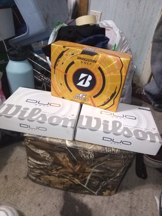 Wilson Golf balls (Duo Soft) Bridgestone (e6 Soft)