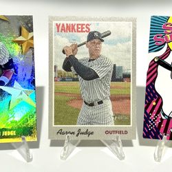 3 Time AL MVP Aaron Judge Card Lot 