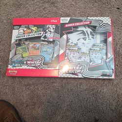 Black bolt& White flare poster collection and White Flare binder collection