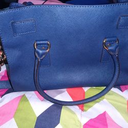 Blue Michael Kors Purse