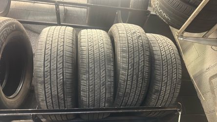 225/60/17 used tire set Bridgestone