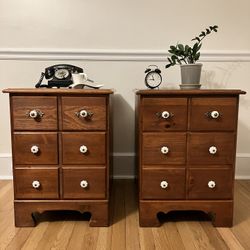 Midcentury Apothecary-Styled Side Tables