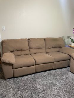 Sofa and loveseat