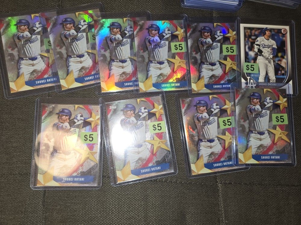 LOT Of 10 Shohei Ohtani LA Dodgers Cards! 2025 Bowman & Stars Of MLB!