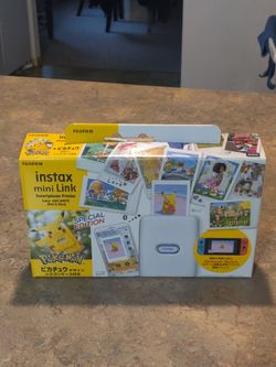 Fujifilm Instax Mini Link Pikachu Japanese New In Box
