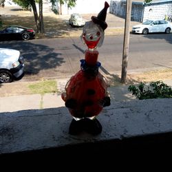 Hand Blown Glass Clown