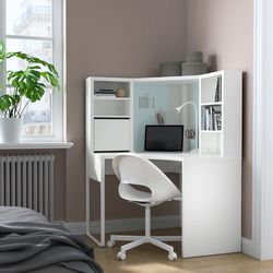 IKEA MICKE Corner Workstation 