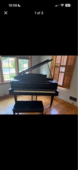 Baby grand piano