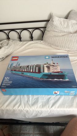 LEGO Maersk Dual-Fuel Container Vessel 40955 – Built Once – Complete