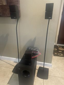 Bose Acoustimass 7 Home Theater Speaker System with stands