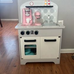 Wooden Play Kitchen 