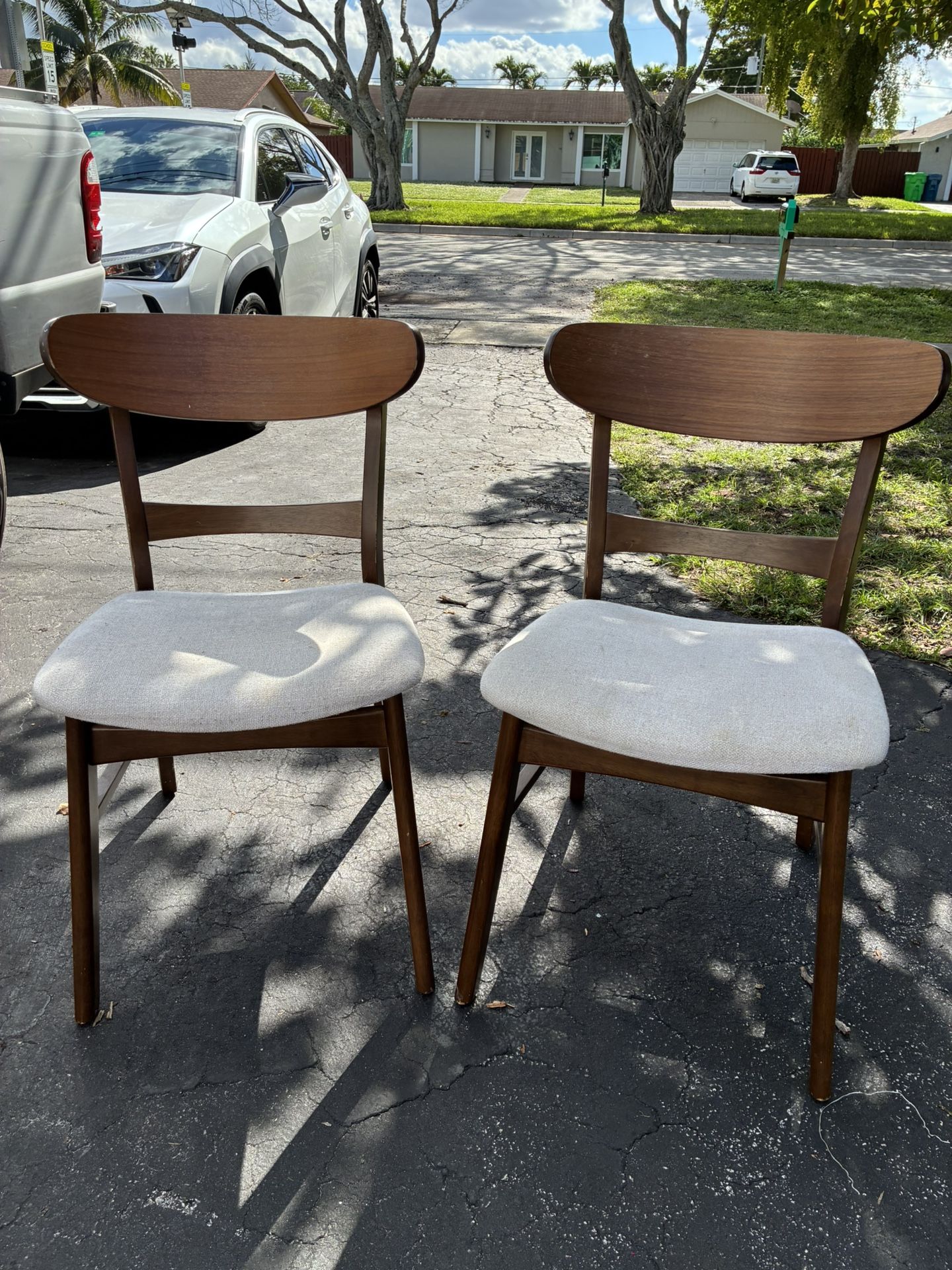 Chairs Pair Excellent Condition