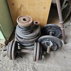 Weight Set Dumbbell+ Barbell 