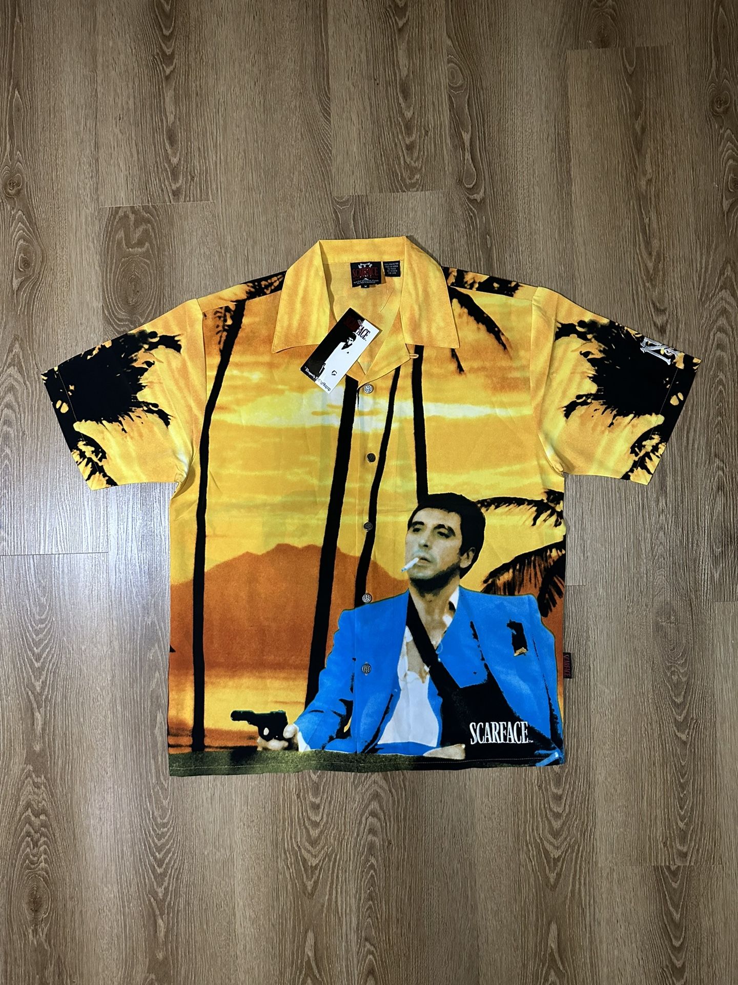 Scarface Tony Montana Button Up Shirt