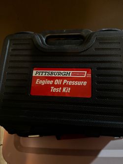Engine oil pressure test kit