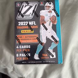 Football Cards 2022 Zenith Blaster Box