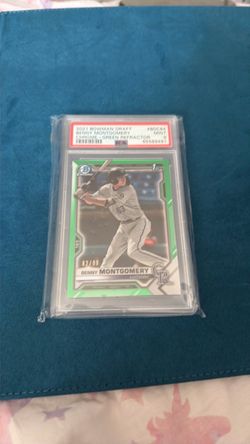 2021 bowman draft benny montgomery psa9 82/99