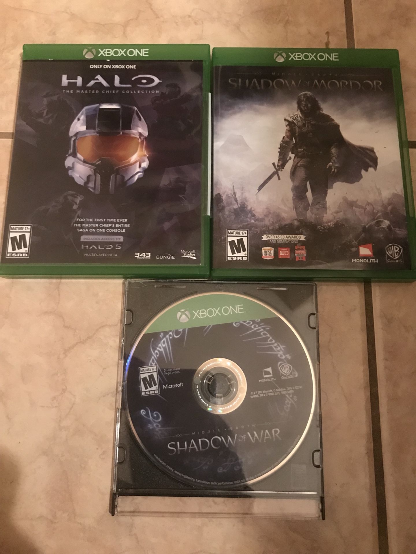 3 Xbox One games
