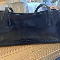 Monsac Black Leather Purse