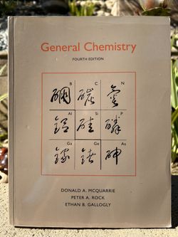General Chemistry 4th Edition Donald A. Mcquarrie