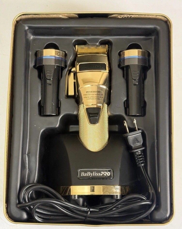 BaBylissPro Snap FX Gold Clipper Dual Batter System FX890GI Limited Edition
