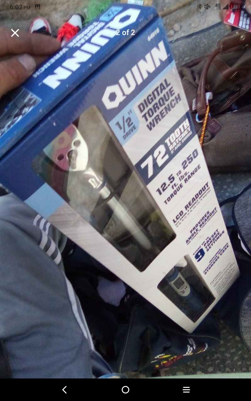 1/2 In Quinn Torque Ratchet 