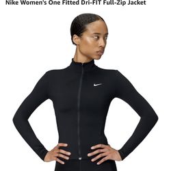 Nike Women One Fitted Dri-FIT Full-Zip Jacket 