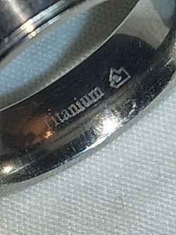 Titanium Ring I think is size 6