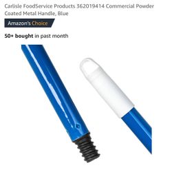 12 Pack Carlisle FoodService Products (contact info removed)14 Commercial Powder Coated Metal Handle, Blue