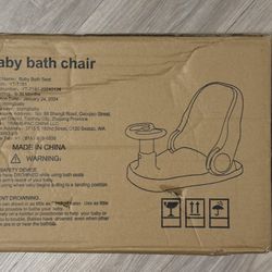 Brand new baby bath seat chair, still in box