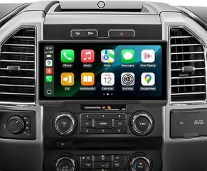 Car Stereo Radio Ford 2015-2020 F150, 2017-2022 F250 F350 Wireless CarPlay Android Auto, 10.33” Touch Screen Head Units, Backup Camera