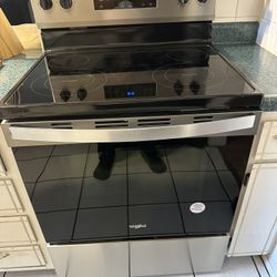 Whirlpool Stainless Electric Stove 