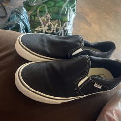 Black Slip On Vans
