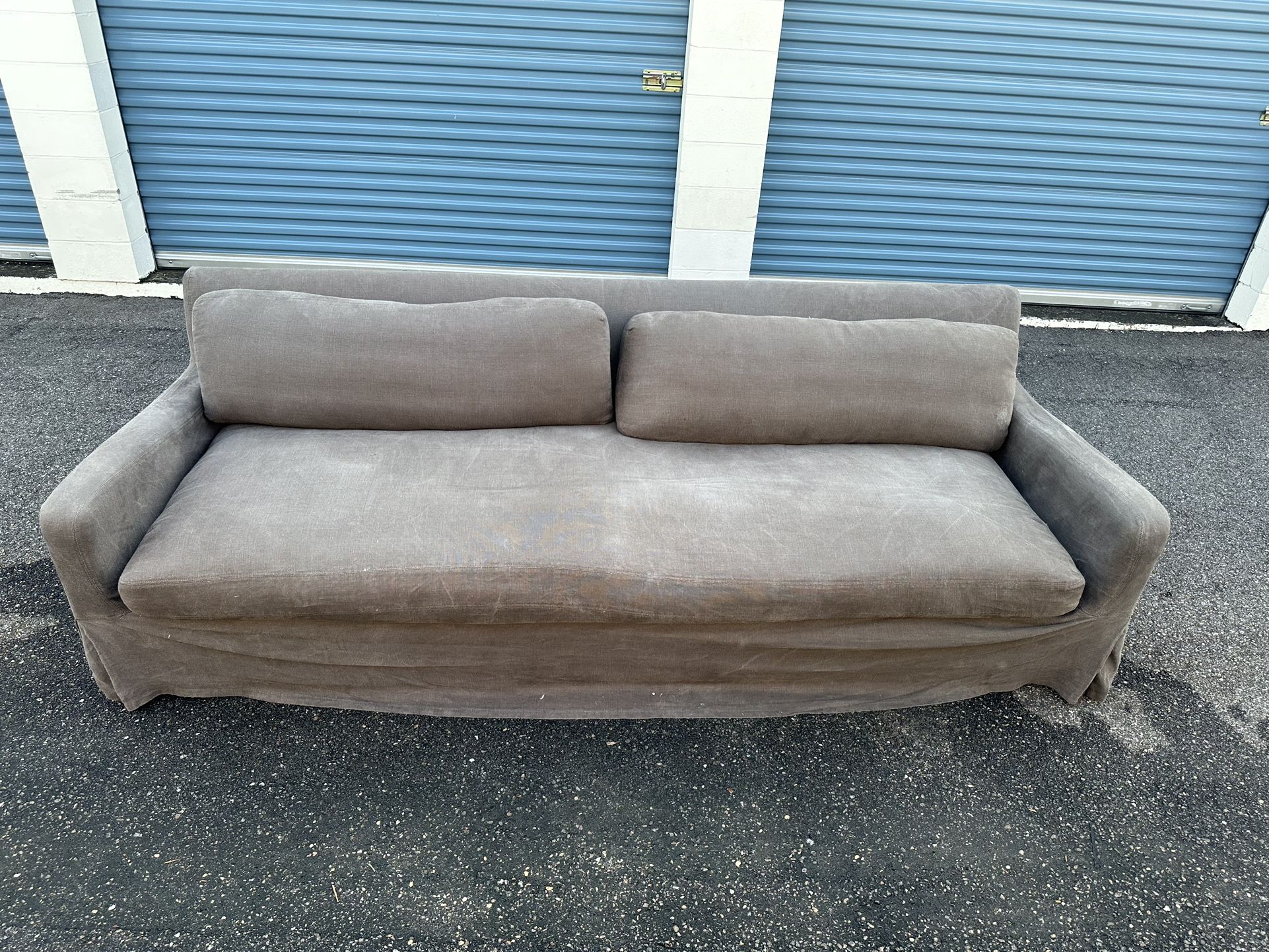 Restoration Hardware Carpenter Slope Arm Sofa