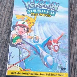 Pokemon Heroes DVD, 2003 Animated Movie Anime