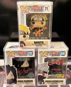 Signed Naruto Funkos