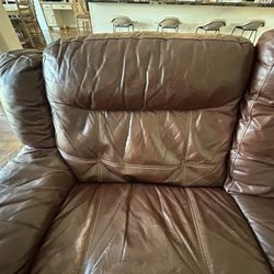 full leather couch