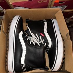 Vans Mid Snow MtE Boot black white mens 9.0