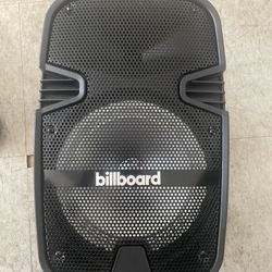 New And Perfectly Loud Billboard BB2530 8" Rechargeable Bluetooth Speaker, also known as the Billboard 8" Rechargeable Bluetooth Speaker with Party Li