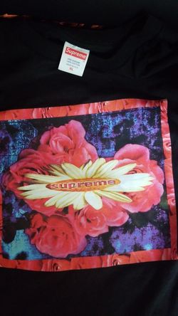 Supreme flower longsleeve shirt