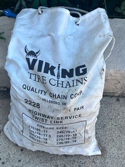 Snow Tire Chains  Link #2228