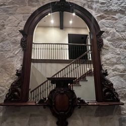 XL Antique Wall Mirror 