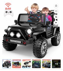 Car Two seater ride on track for kids toy. Carro Truck like new used twice