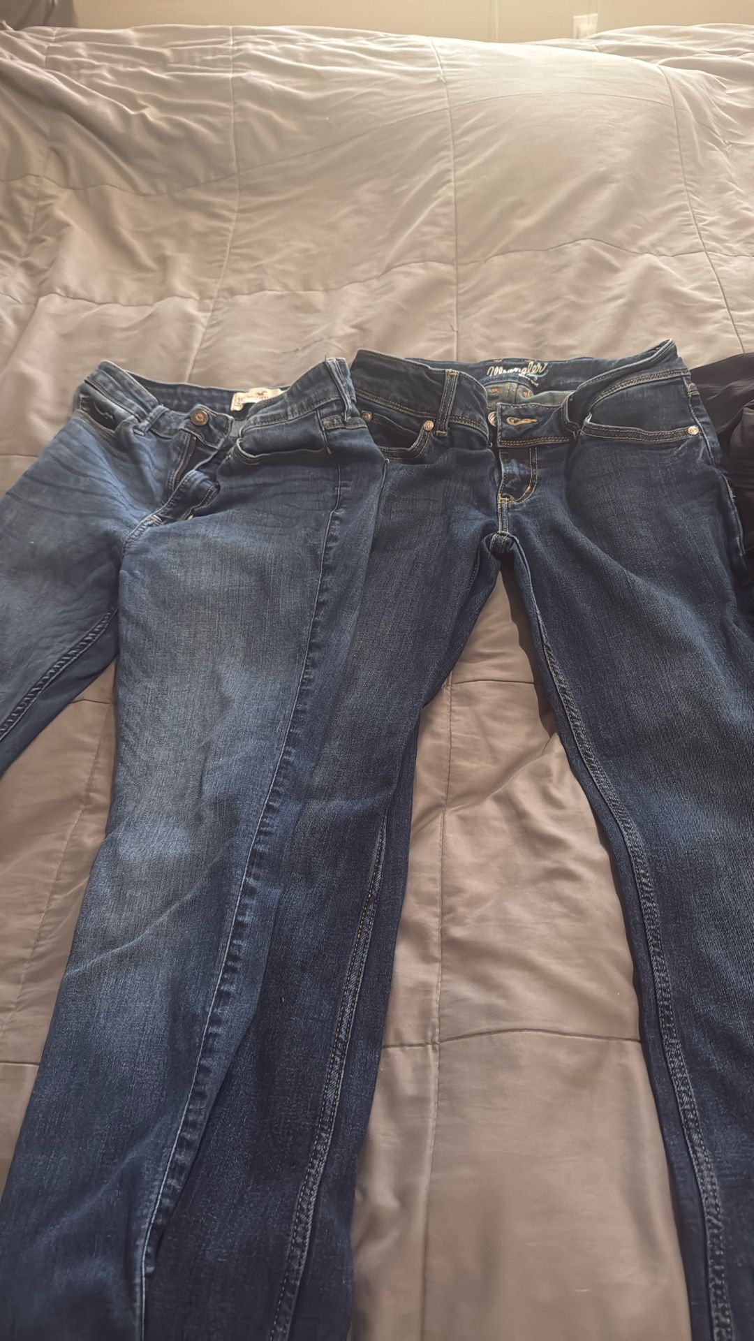 Women’s Jeans-1 Hollister, 1 Wrangler